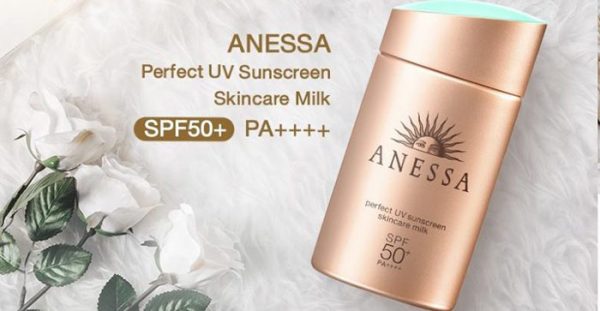Kem chống nắng cho da dầu mụn Sunscreen Anessa Perfect UV Sunscreen Skincare Milk